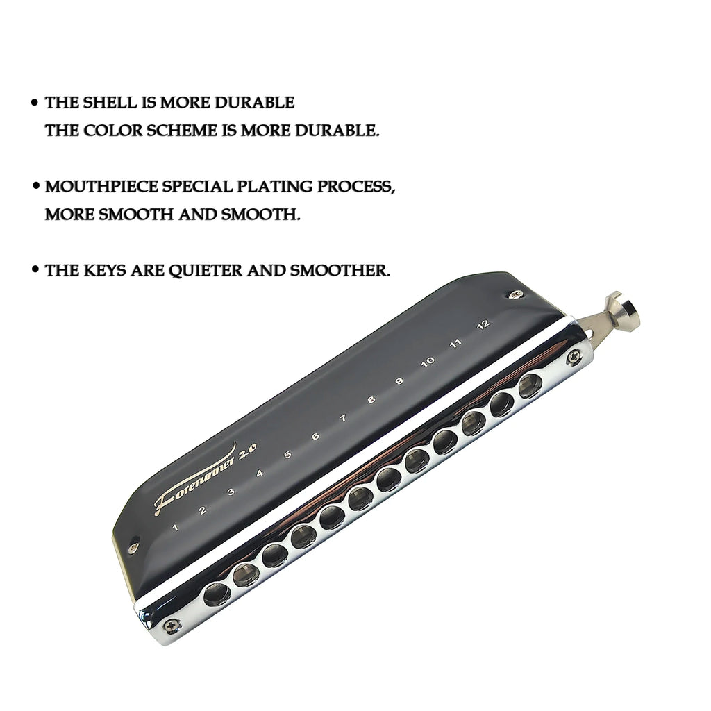 Harmonica Chromatique 12 Trous Do