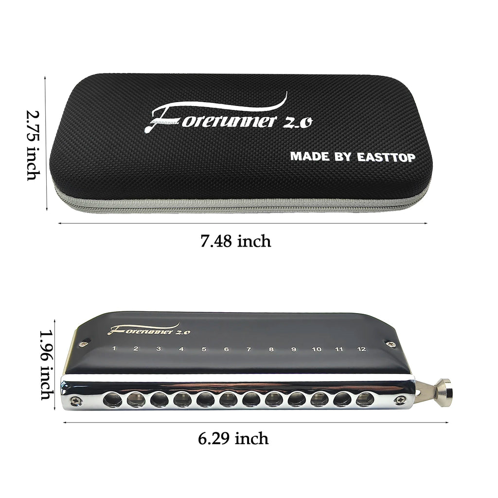 Harmonica Chromatique 12 Trous Do