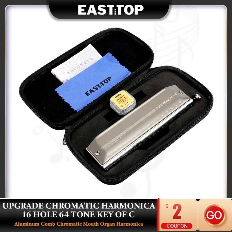 Harmonica Chromatique 10 Trous C