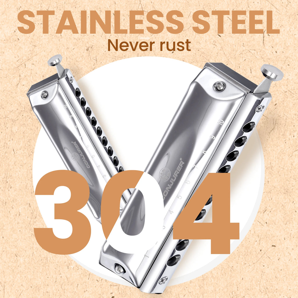 Harmonica Chromatique Professionnel Do